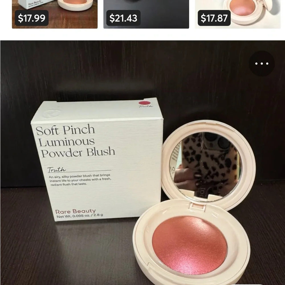 Rare Beauty Soft Pinch luminous Powder Blush Truth is color NIB